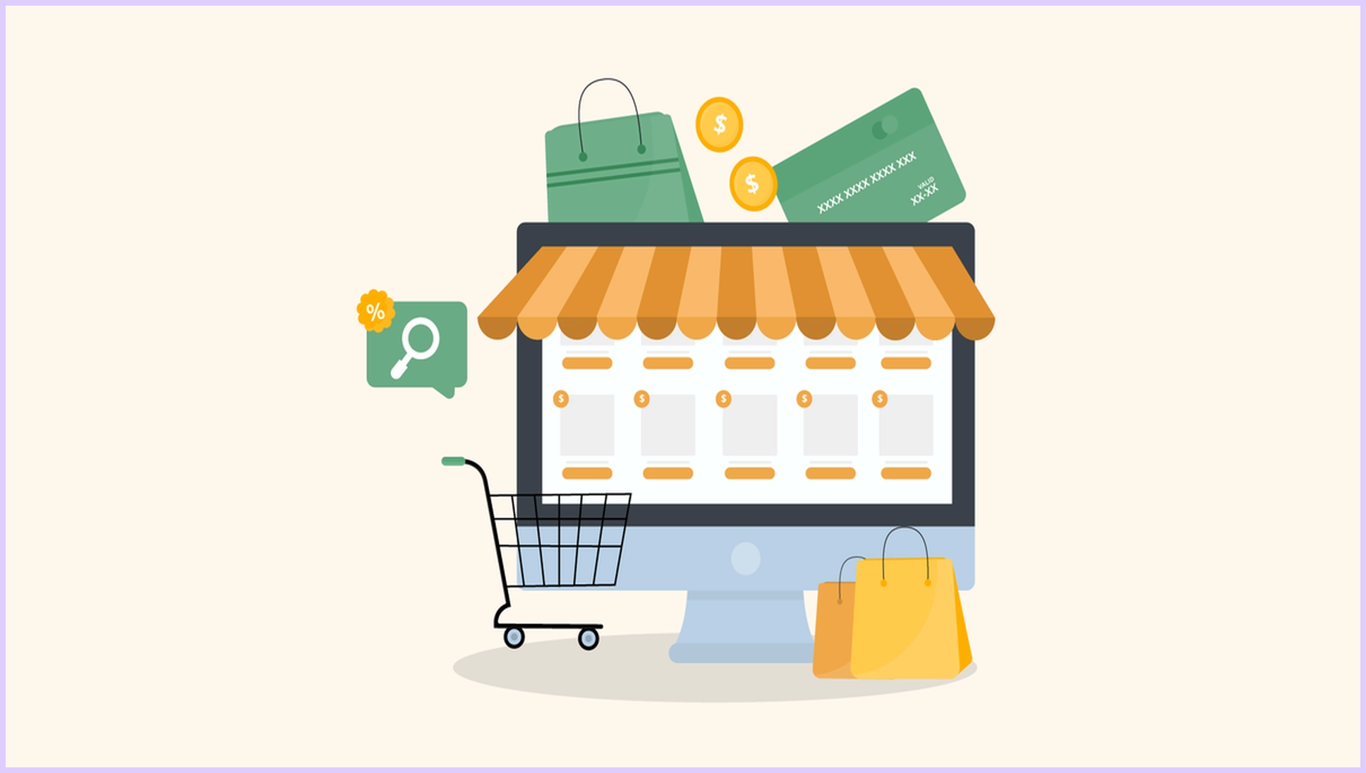 تصميم تطبيق متجر إلكتروني