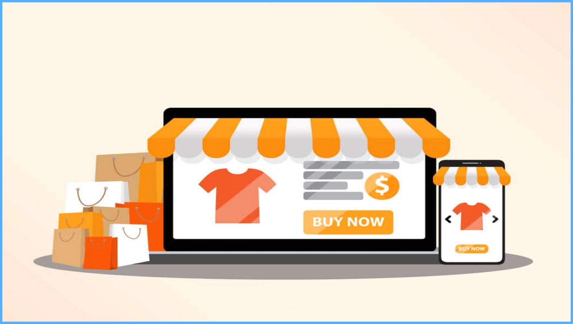 تصميم تطبيق متجر إلكتروني